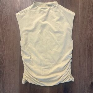 Abercrombie & Fitch Cream Muscle Tee